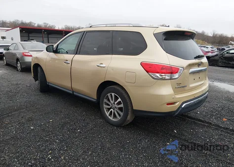 2013 Nissan Pathfinder Sv из США, поврежденный, VIN 5N1AR2MN5DC639132